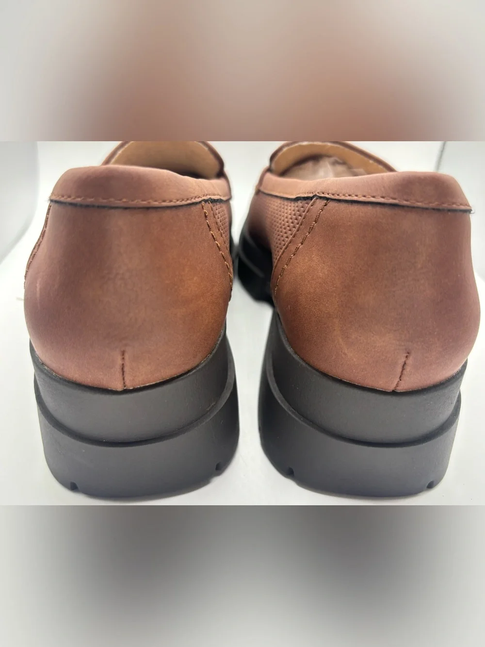 Soul Naturalizer Ophelia Women’s Platform Loafers Brown Size 6 Wide Width